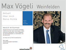 Tablet Screenshot of maxvoegeli.ch